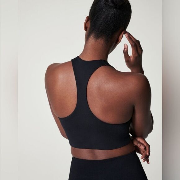 NWT SPANX Longline 50219R Medium Impact Sports Bra - Picture 8 of 9